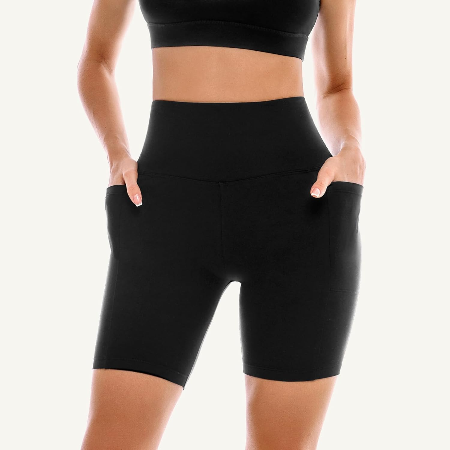Elevate Your Workout with Our 2 Pack of High Waisted Women's Biker Shorts - Perfect for Running, Gym, and Everyday Comfort!