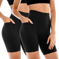 Elevate Your Workout with Our 2 Pack of High Waisted Women's Biker Shorts - Perfect for Running, Gym, and Everyday Comfort!